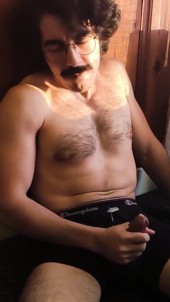 Iconic moment from "Sexy Sunset Solo Session While My Roommates are Home (Shh!!!!) Geraldo Rivera - jankASMR"