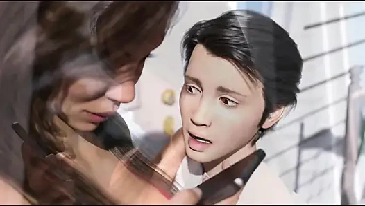 Orta yaşlı seksi kadın deresi #15 - Johannes Rose'u sikiyor ve Anne gördü