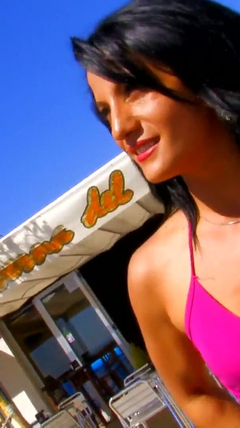 Emotional moment from "Sexo em Grupo numa Praia de Nudistas em Espanha IBIZA"