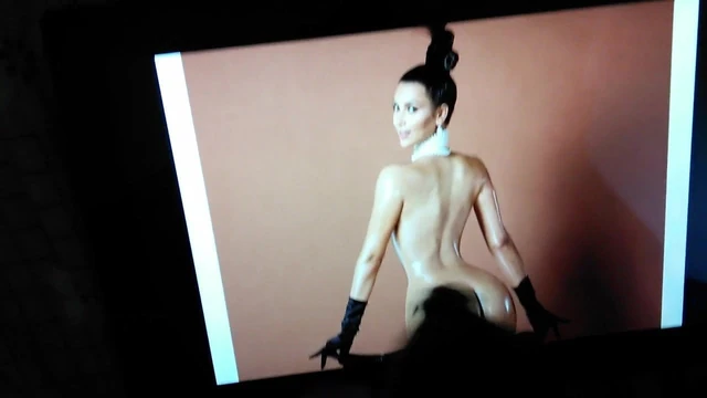 Cum tribute to Kim Kardashian