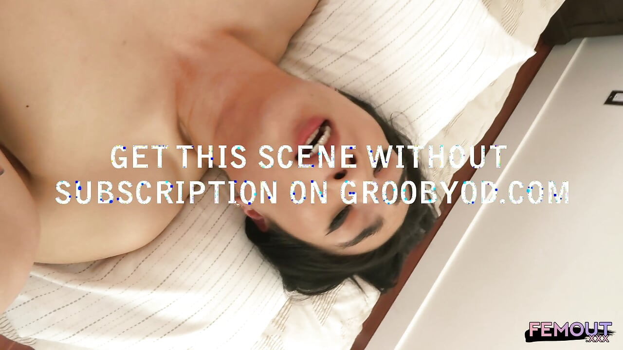 FEMOUT Bearded Stud Pounds Asian Trans Girl from Behind on Femout XXX