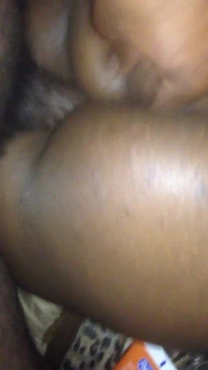 Ebony couple anal sex