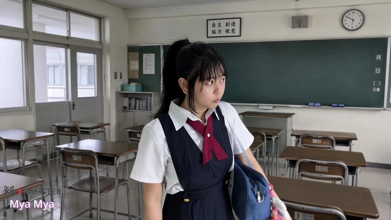 Japanese Cute Girl Sing with her Creampie Pussy