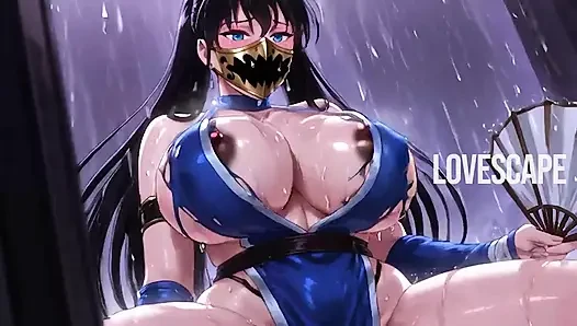 Kitana Mortal Kombat Solo: Screaming Orgasms + Intense Fuck