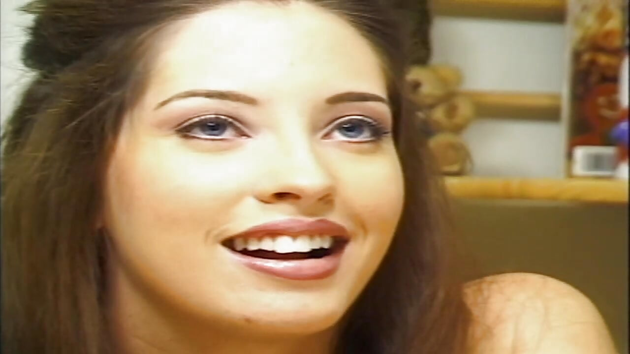 Young Brunette Babe Fingers Herself to Orgasm by the Fireplace