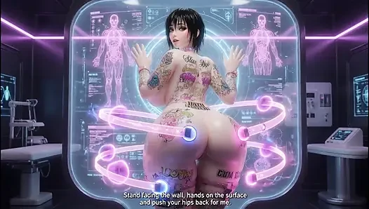 "Lira Loyal Slave - Futuristic High-Tech BDSM Training Chamber 3D Hentai"