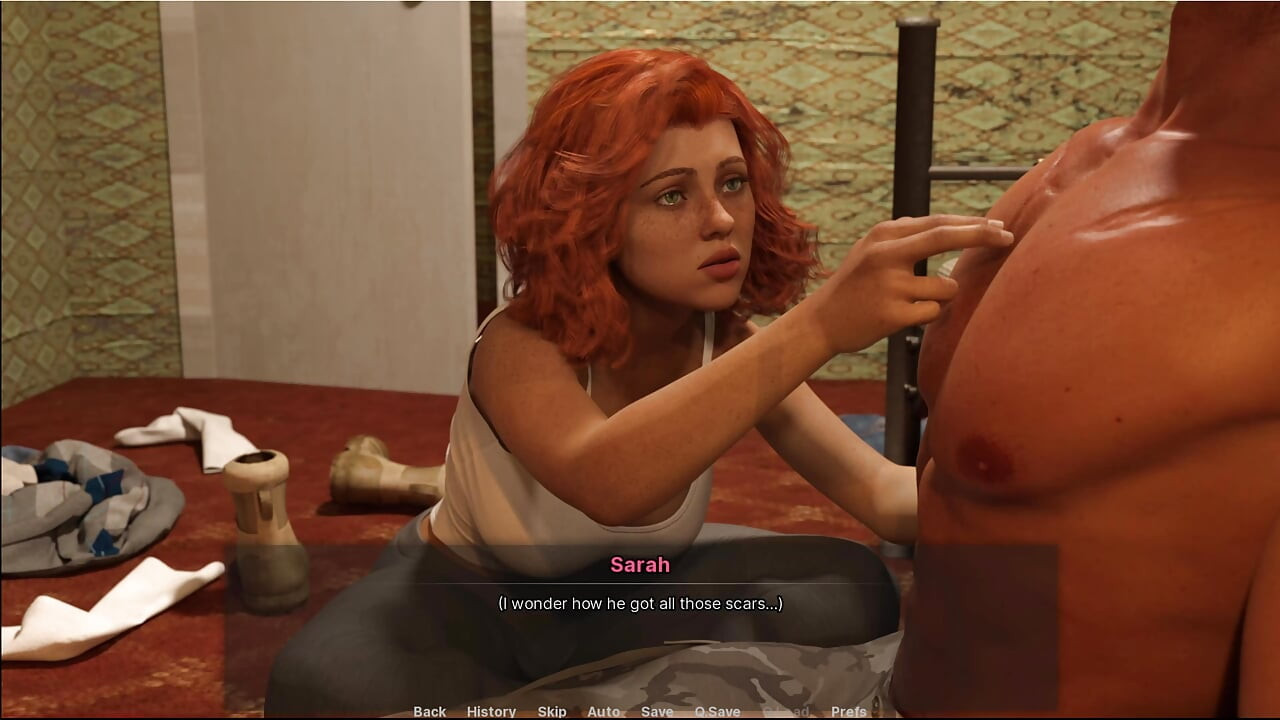 A Soldier Struggle 1 Sarah was shocked about my dick size