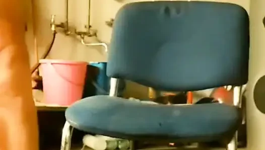 Cunt empties herself