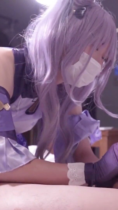 Japansk hentai-cosplay ladyboy bliver kneppet efter otaku-festival, Genshin Impact Keqing 5 | Klip 2