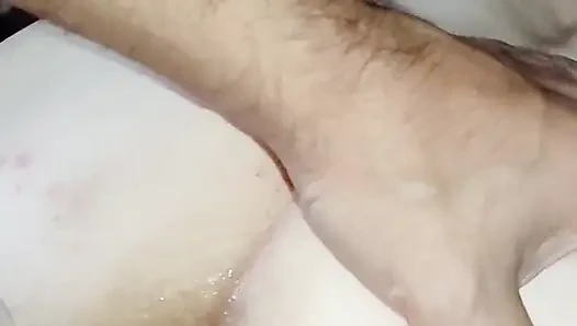 Pov passion anal with skinny mature model