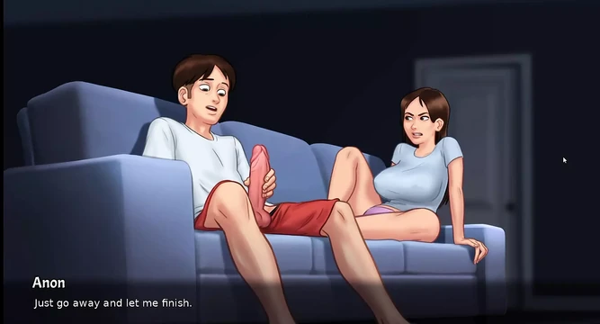 anon and dabby make hit seen in summertime saga part 1