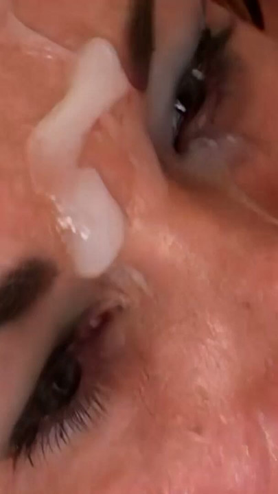 Milf uses the sperm she just got in her face from this huge cock for skin care! | Clip 3