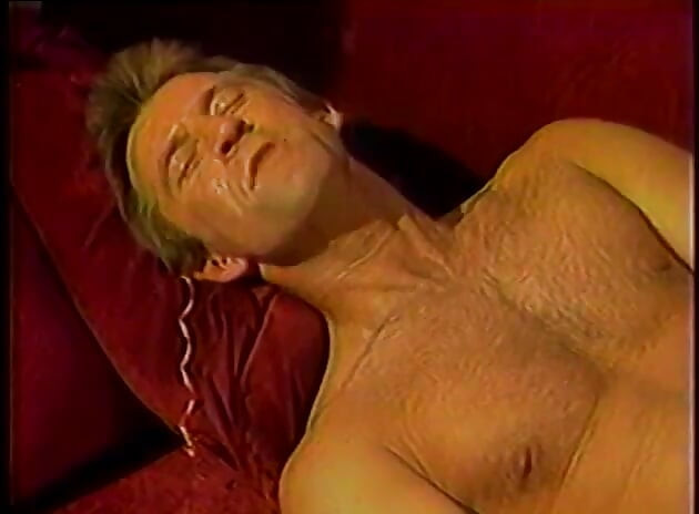 Horny blonde whore takes cock up her hairy pussy from the back - Vintage compilation
