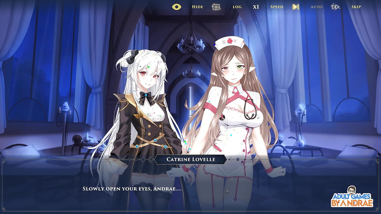 Wanderer: Broken Bed Gameplay Part 2 - Nighttime Blowjob by Isabella