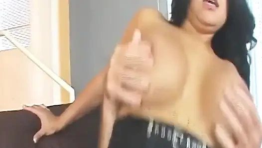 Brunette MILF Rides Hard Cock and Takes Facial