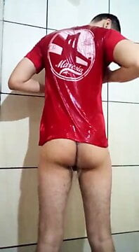in the bath