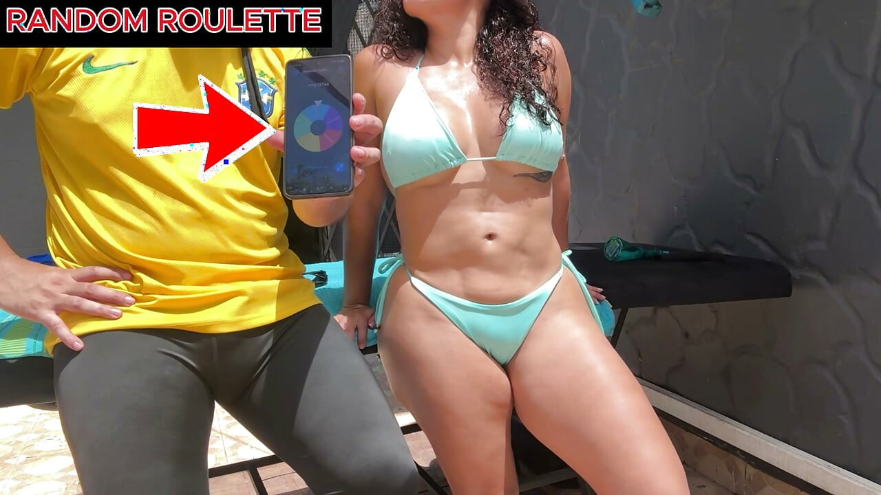 Erotic massage roulette decides EVERYTHING, she didn't know what was going to come out