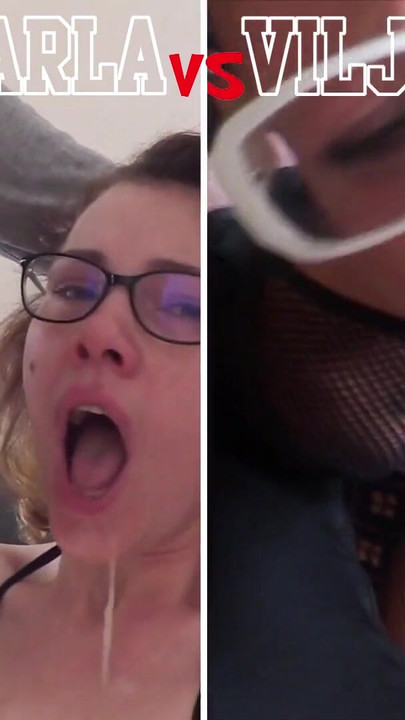 Stunning moment from "Head to Head Competition: Carla vs Vilja Sloppy Throat Fuck"