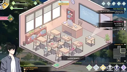 Mutlu öğrenci bölüm 3! Çamaşır makinesiyle seks!