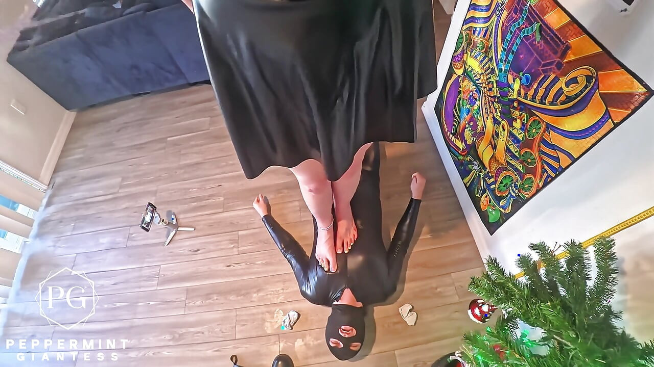 6'7 Tall Gothic Giantess Trample POV: Boots Crush - Socks - Barefoot Face Sit & Toe Suck