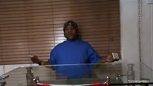 Blondie gets her pussy eaten out and fucked by a black dude