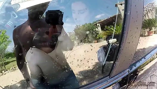 Outdoor Car Wash Fuck