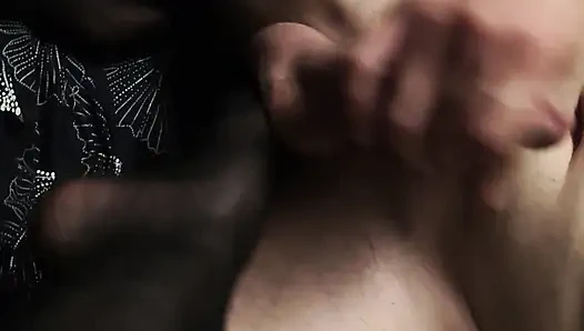 Массаж хвоста моей обувью