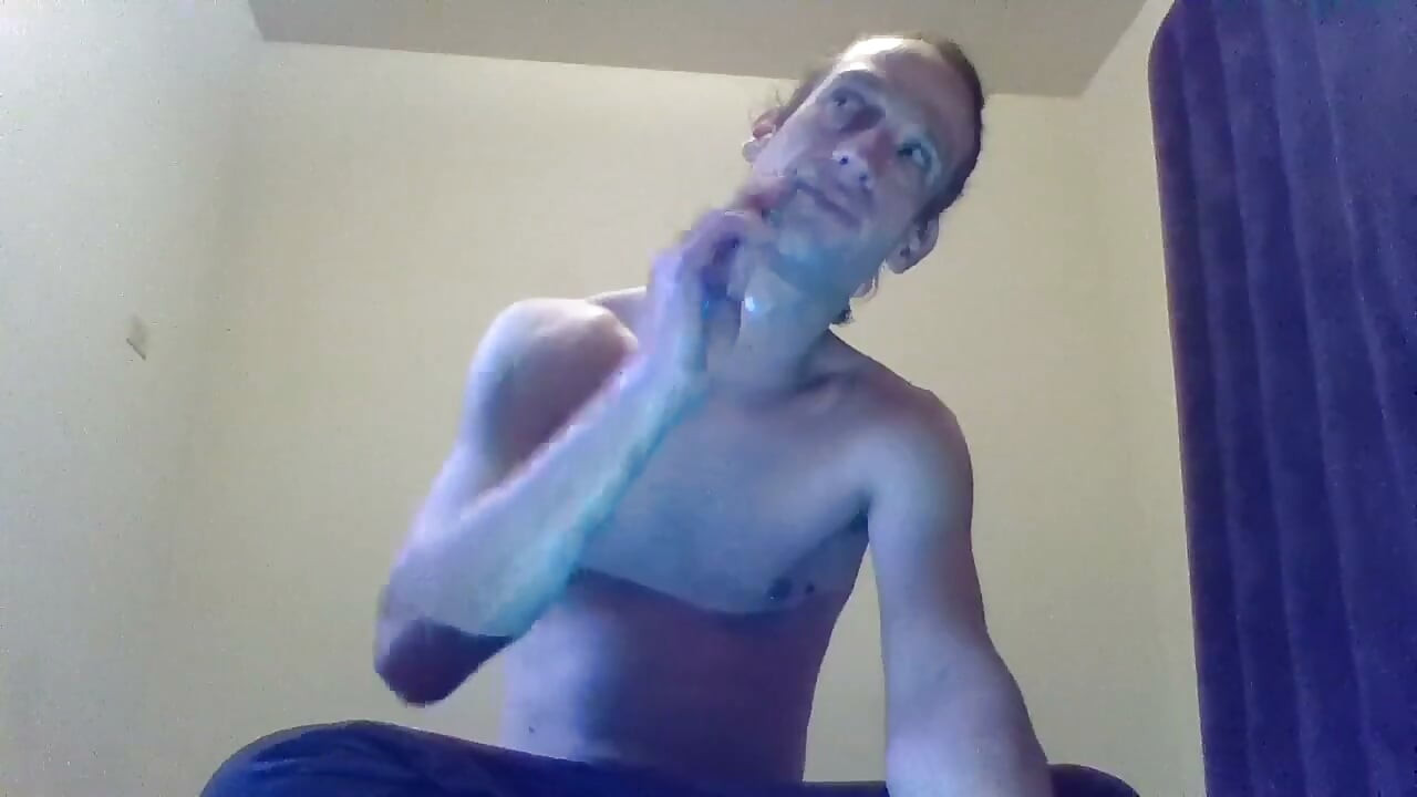 Transgirl Shaving Her Face