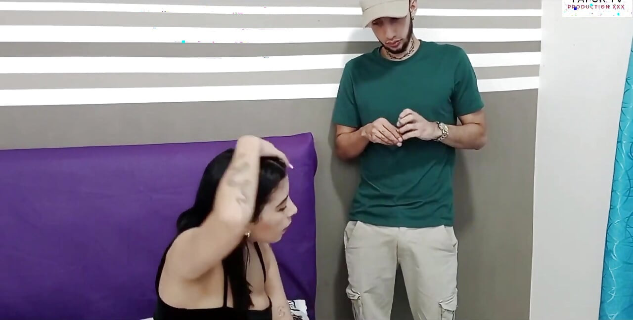 To Present a Test in a Porn Producer I Make a Video with My Stepbrother and He Lends Me His Big Cock to Fuck Her- Part 1