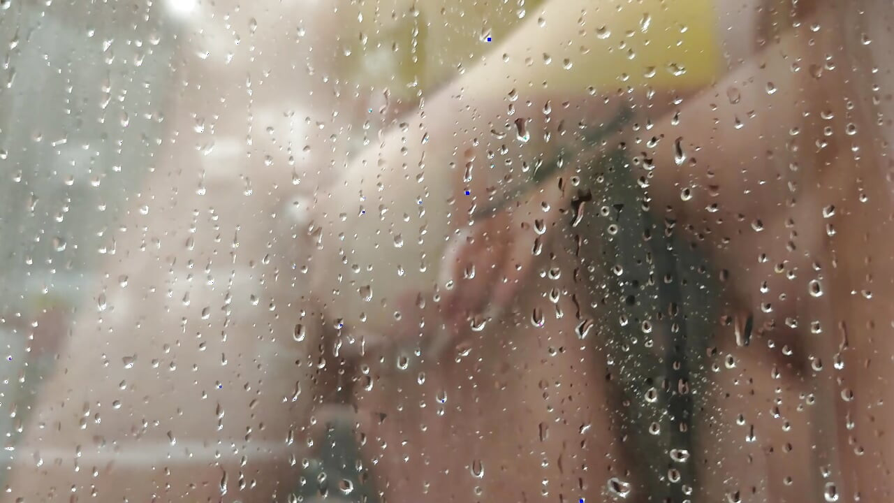 Femdom. Mommy Removes the Cage From Her Stepson's Penis, Lets Him Pee and Washes Him in the Shower.