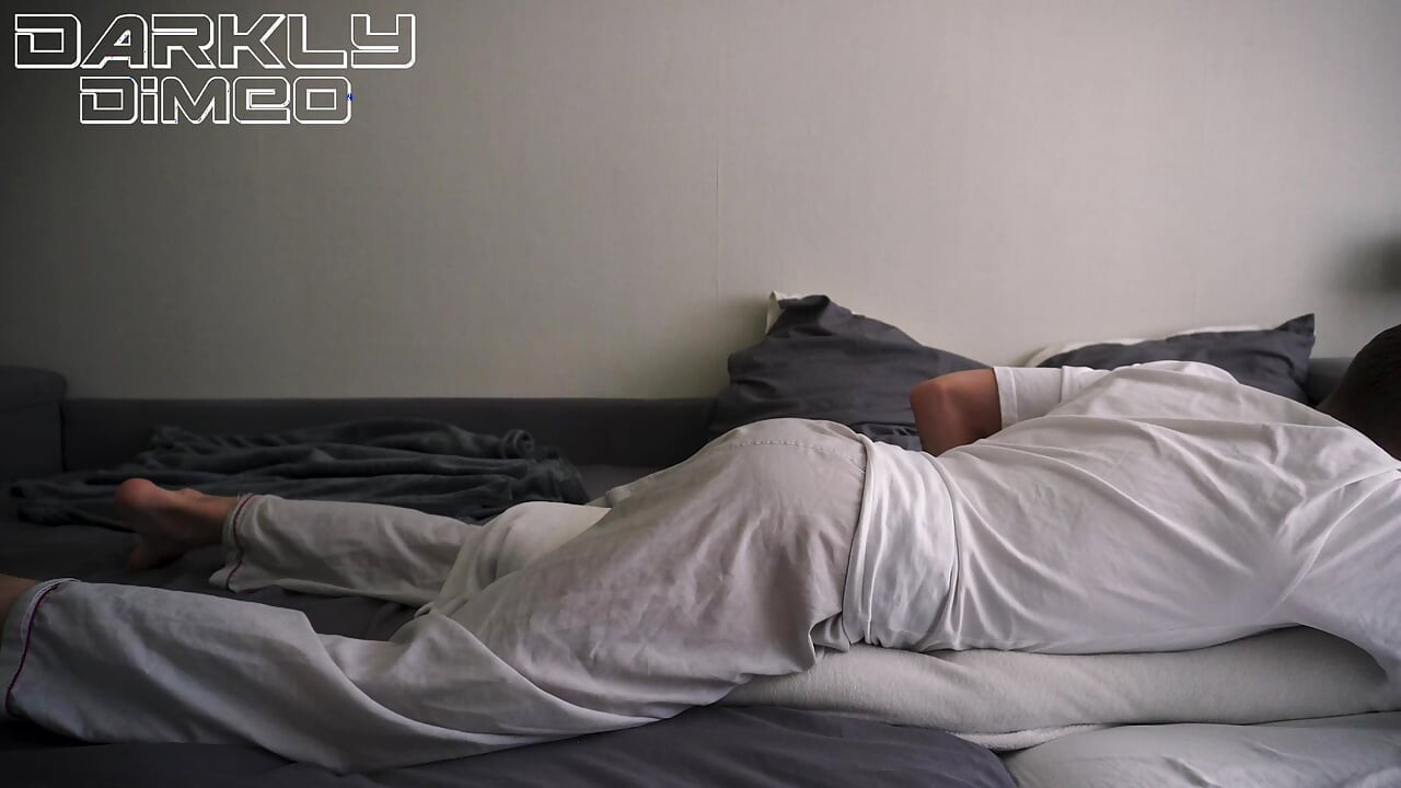 Morning Routine. Step Daddy Imagines Fucking Hard and Cumming Deep in Step Daughter Tight Wet Pussy