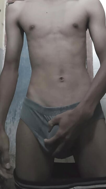 Shaking Bent Dick | Solo Masturbation | Asian Big Dick