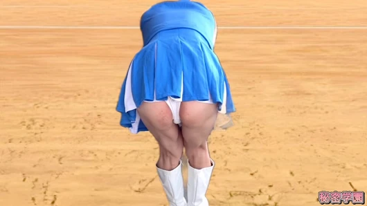 I borrowed a cheerleader outfit.SecretGakuen
