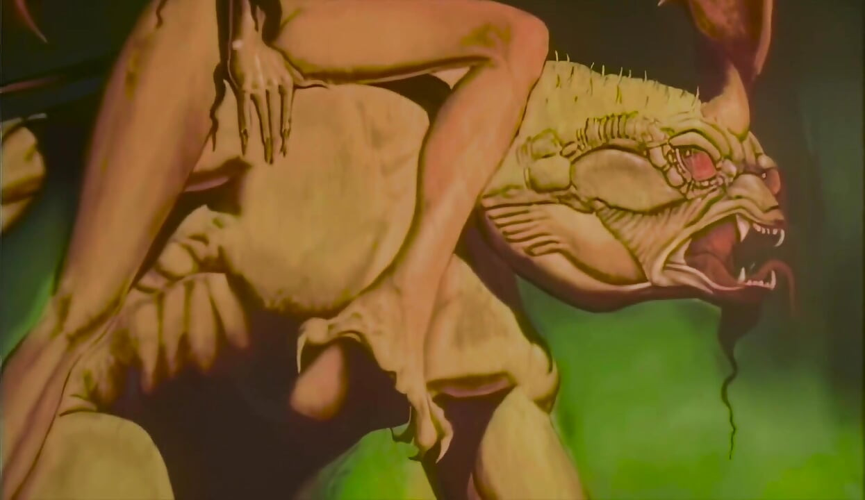 The Hairy-pussy Witch Gets Pounded by Two Cocks