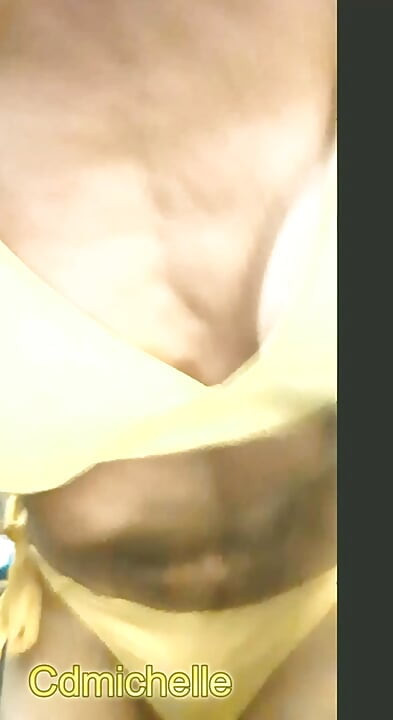 Cdmichelle Сексуальный Загар И Желтый Купальник