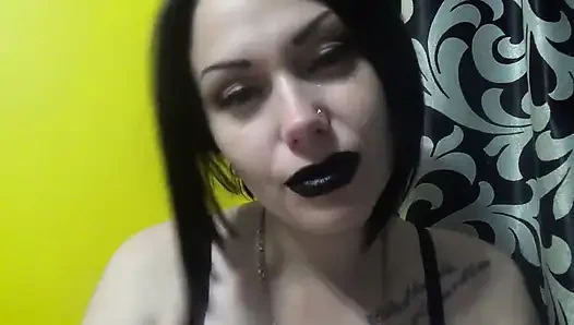 Black lips French close up kissing & riding u