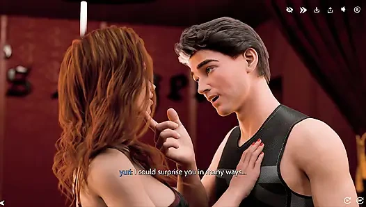 3D Devilla отдолбили в баре для йоги, сиськи покрыты спермой для похотливого окончания