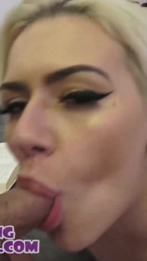 Blonde Teenage Schoolgirl Abigail Peach Ballbusts Horny Step Uncle | Clip 3