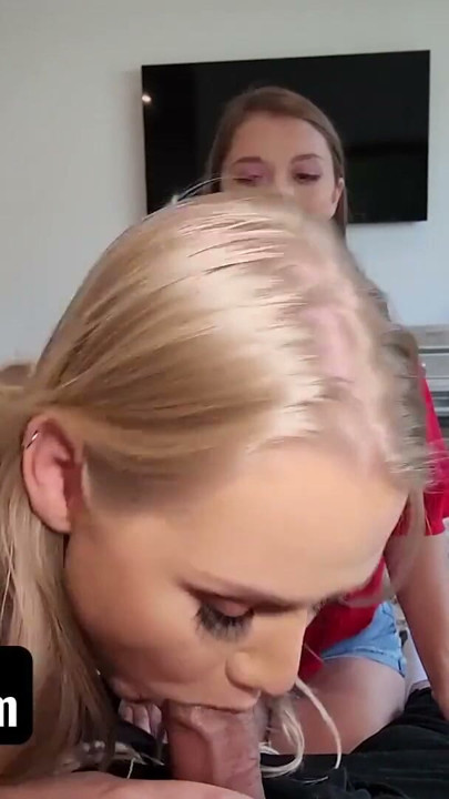 Step Sister And Her BFF Harley King & Mira Monroe Seduce Young Stud For Taboo Threesome - SisLovesMe | Clip 2