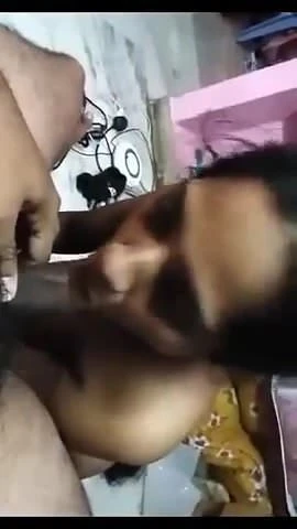 Indian Women Blowing hubby's friend