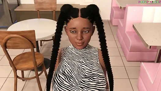 Baking with Chocolate by Moonbox - Asserting Dominance in the Hoods, Black Teen Loves the Spanking 1