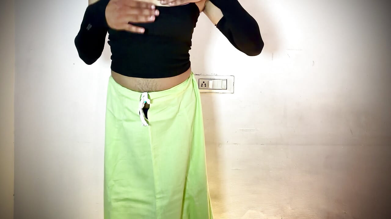 Doing Private shows full boobs show with fingering wet pussy hole. 18 year old solo village woman playing with her tits