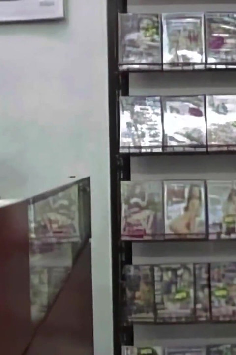 He Fucks the Saleswoman in the Sex Shop While Buying a Porn Dvd