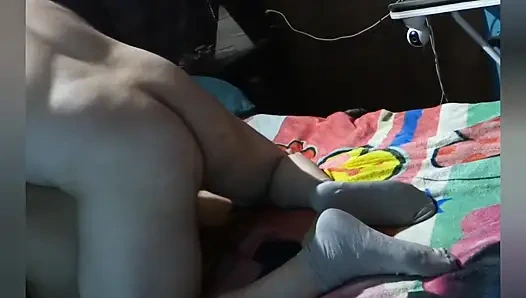 It's a bitch that swallows what a scary dick