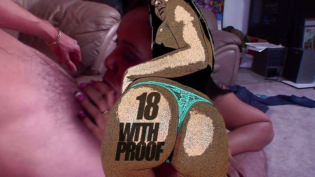 Ebony teen with big ass gets her pussy fucked deeply