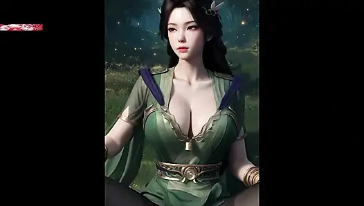 Виртуальное соблазнение: 3D богиня изгибов - 3D-анимация, хентай