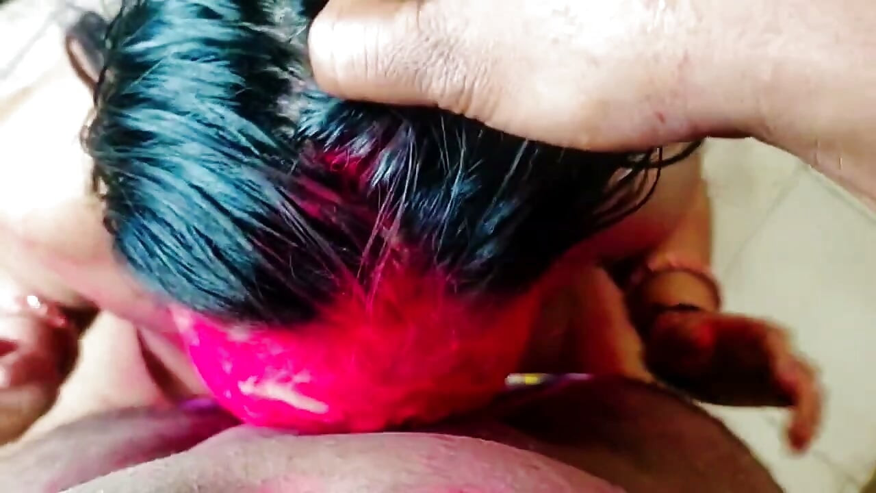 Holi Special Stepdad Fucks His Horny Stepdaughter Covered in Red Gulal in the Bathroom