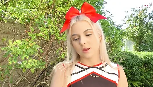 Intense Dirty Talking Sex with Flexible Cheerleader