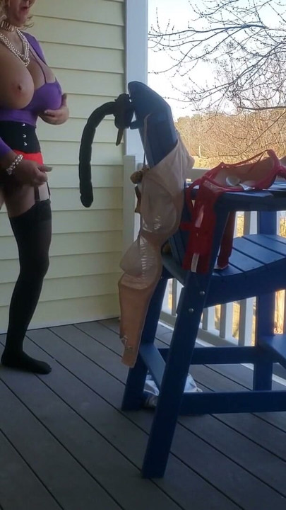 DeeDeeSlut69 in a Pink Skirt and White Top | Clip 1