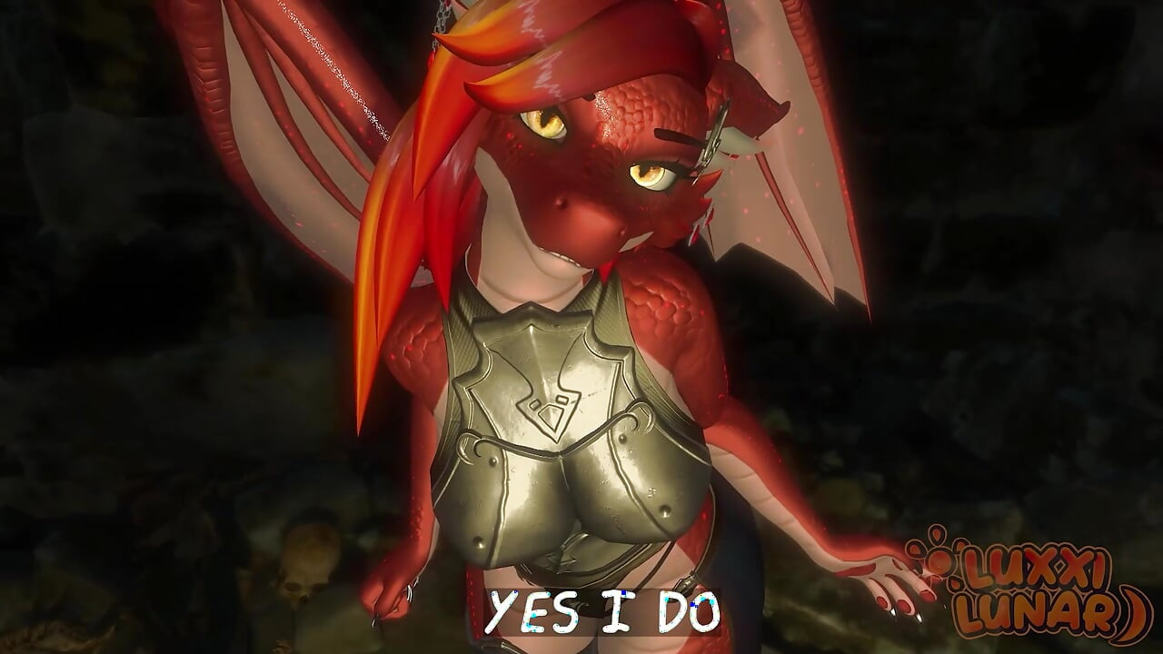 POV Horny dominant femdom futa dragon makes you serve her...